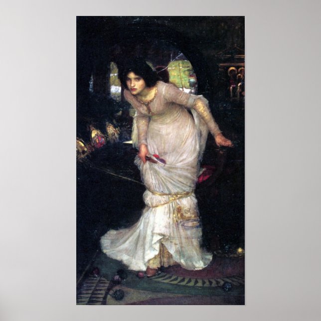 The Lady Of Shalott  ~1894~ Poster (Framsidan)