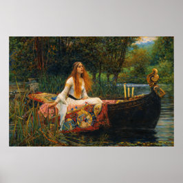The Lady of Shalott av John William Waterhouse Poster