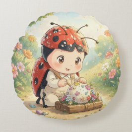 The Ladybug and the Hidden Nectar Kingdom.5 Rund Kudde