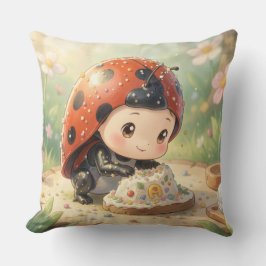 The Ladybug and the Hidden Nectar Kingdom Kudde