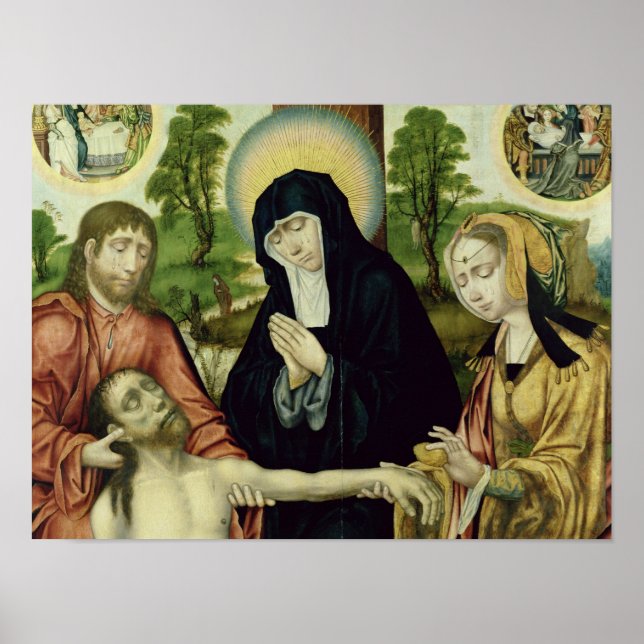 The Lamentation of the Dead Kristus, 1520 Poster (Framsidan)