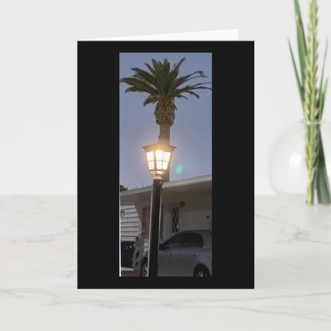 The Lamp And The Palm Tree 🌴  Kort (Framsida)