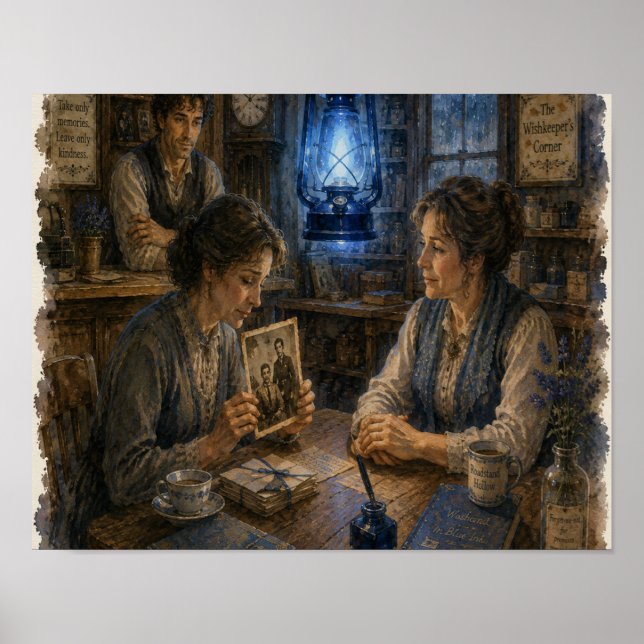 The Lantern That Flickered Blue: Plate RH-WC-B2-00 Poster (Framsidan)