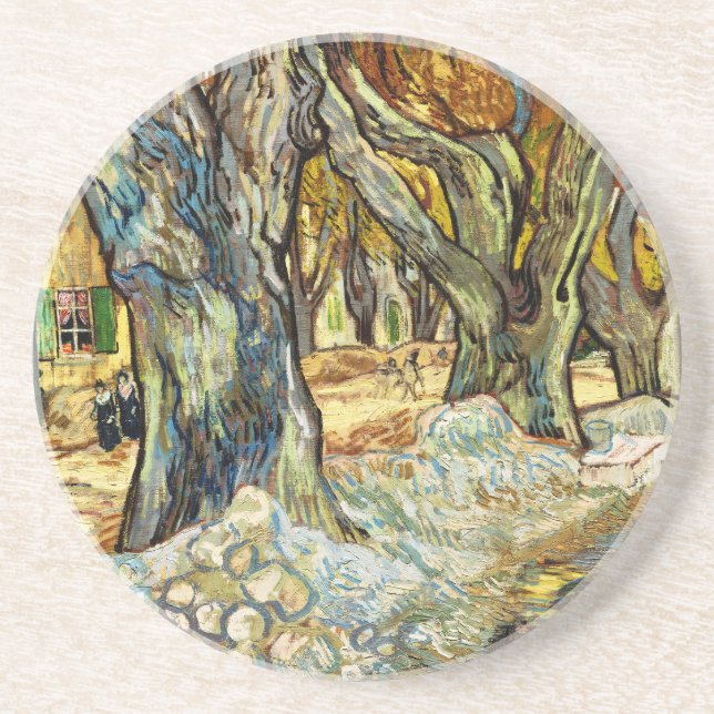 The Large Plane Trees By Vincent Van Gogh Underlägg (Framsidan)