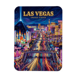 The Las Vegas Strip Nevada Magnet