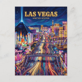 The Las Vegas Strip Nevada Vykort