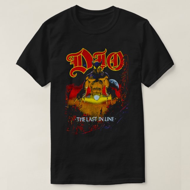 The Last in Line = Holy diver - Ronnie James _gt_g T Shirt (Design framsida)