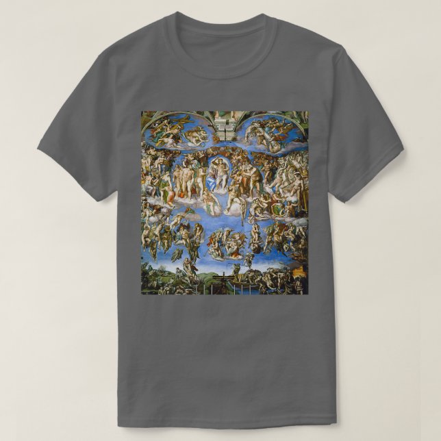 The Last Judgement by Michelangelo T Shirt (Design framsida)