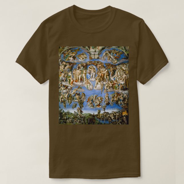 The last Judgement Michelangelo T Shirt (Design framsida)