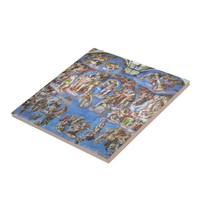 The Last Judgment – Michelangelo Buonarroti Kakelplatta (Sidan)