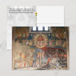 The Last Judgment - Scrovegni Chapel, Italy -  Vykort