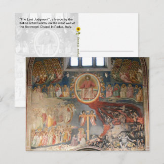 The Last Judgment - Scrovegni Chapel, Italy -  Vykort