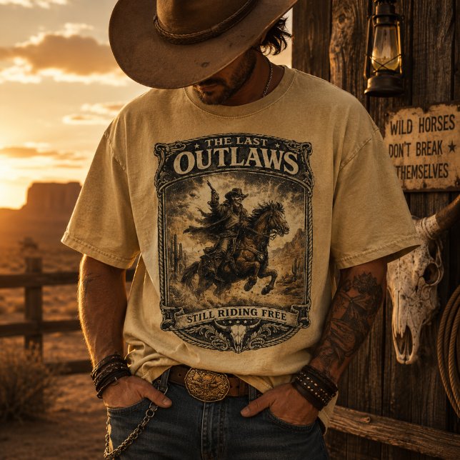 The Last Outlaws Vintage Western Tröja (Skapare uppladdad)