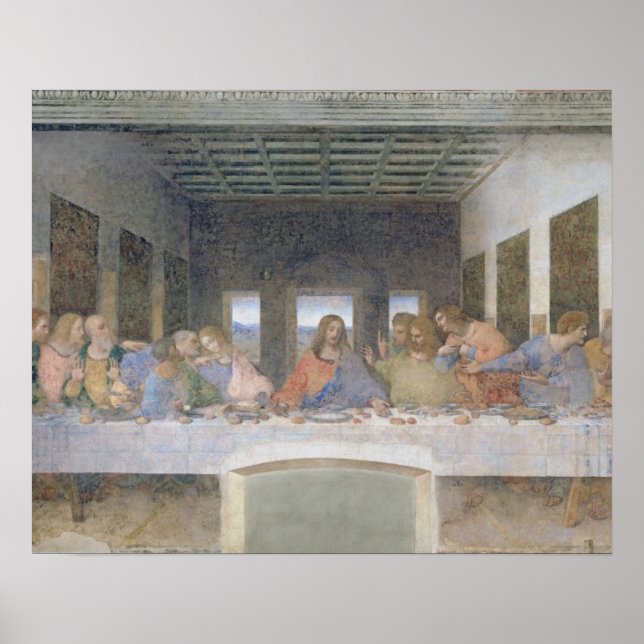The Last Supper, 1495-97 (fresco) Poster (Framsidan)