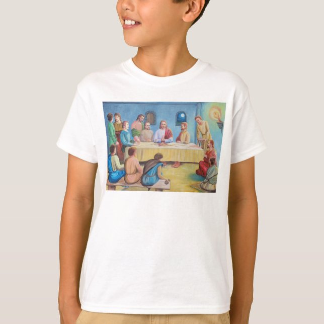 The Last Supper: Jesus and the Disciples T Shirt (Framsida)