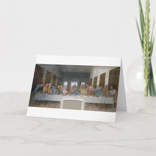 The Last Supper, Leonardo da Vinci, 1495-1498 Kort (Framsida)
