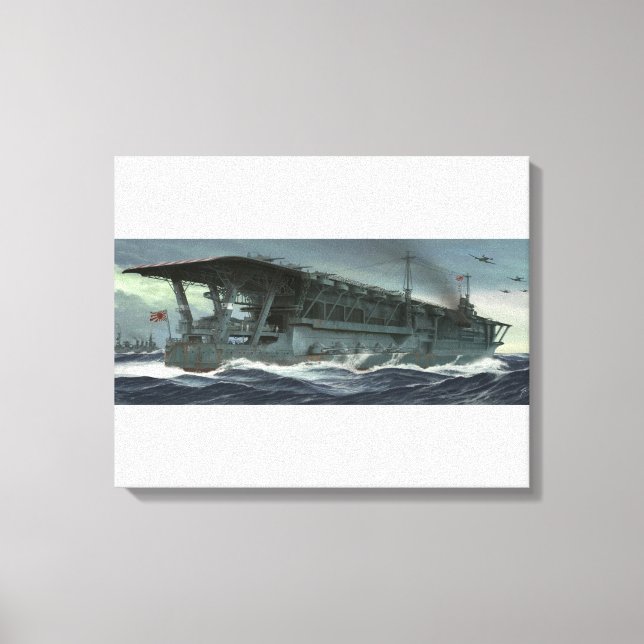 The last voyage of the Kaga Print Canvastryck (Framsida)
