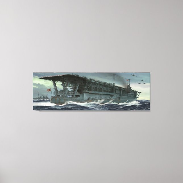 The last voyage of the Kaga Print Canvastryck (Framsida)