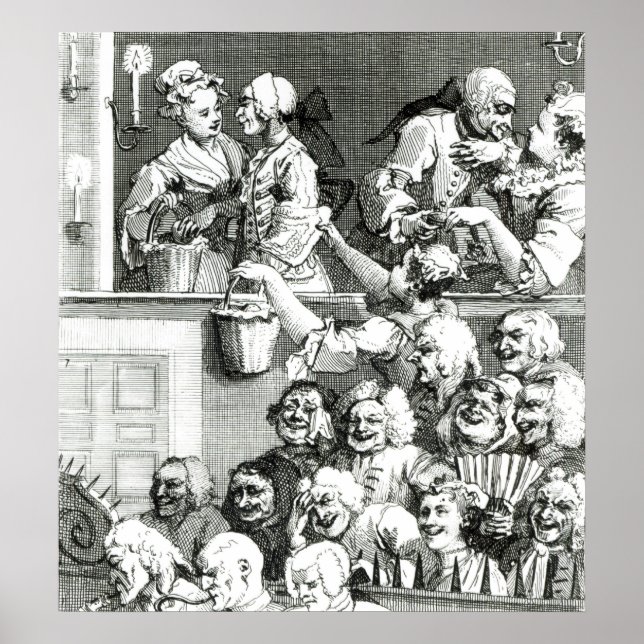 The Laughing Audience, 1733 Poster (Framsidan)