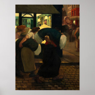 The Launddress, 1899 av Theophile Steinlen Poster