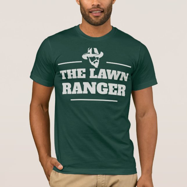 The Lawn Ranger Coola Gräsmaskinsskjorta T Shirt (Framsida)