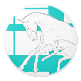 The Leader Horse Keramikhjul Knopp