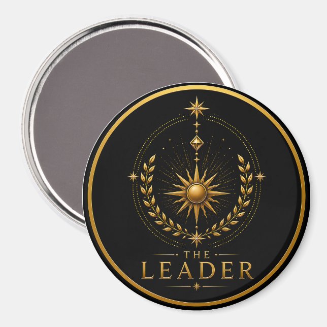 The Leader Leo Arketyp Cirkelmagnet Magnet (Front/Back)
