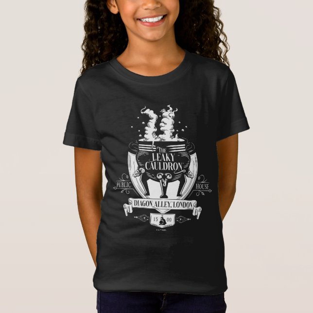 THE LEAKY CAULDRON™ Butiks Grafik T Shirt (Framsida)