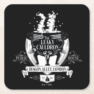 THE LEAKY CAULDRON™ Butiks Grafik Underlägg Papper Kvadrat
