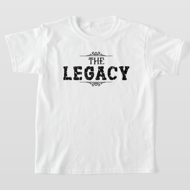 The Legacy Fars Dag Unisex Barn Vit T Shirt (Laydown)
