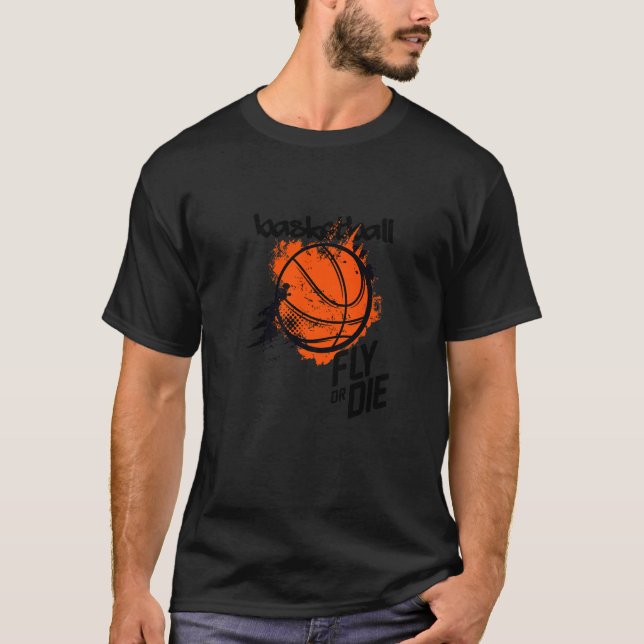The Legend Basketball Slam Dunk For The Basketball T Shirt (Framsida)