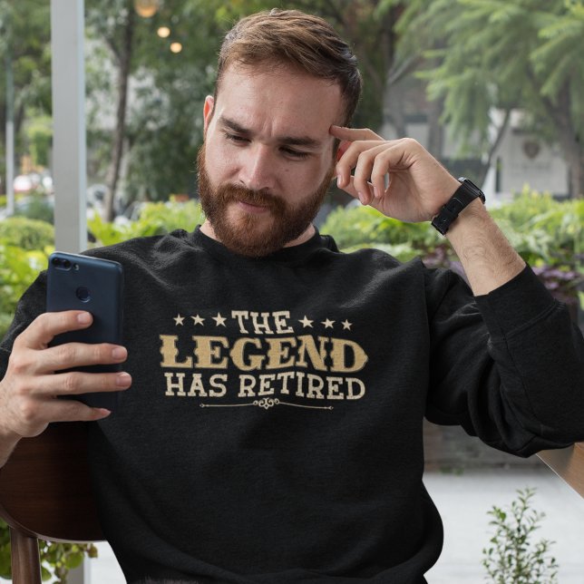 The Legend Has Retired, Retiree's Gift Lång Ärmad Tröja (Skapare uppladdad)