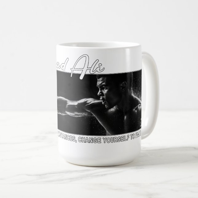 The legend Muhammad Ali Kaffemugg (Framsida höger)
