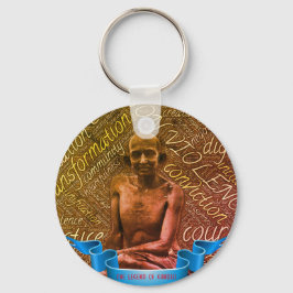 The Legend of Gandhiji Nyckelring