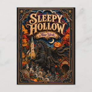 The Legend of Sleepy Hollow, New York Popcut Vykort