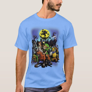 The Legend of Zelda Majoras Mask Link Vänner Full T Shirt
