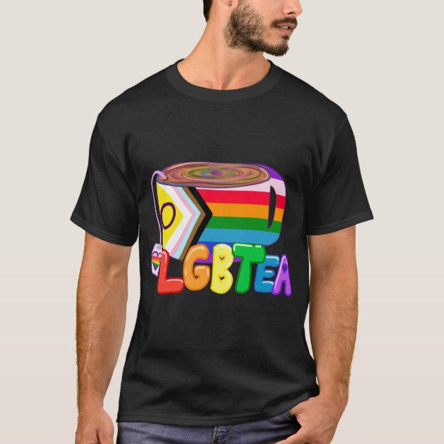 The LGBTea  vintage T Shirt (Framsida)
