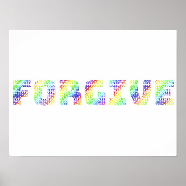 The Liberating Act: Allow Yourself to FORGIVE Rain Poster (Framsidan)