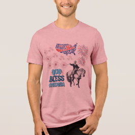 The Liberty Lights Show lila T Shirt