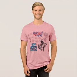 The Liberty Lights Show lila T Shirt