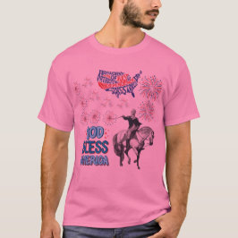 The Liberty Lights Show rosa T Shirt