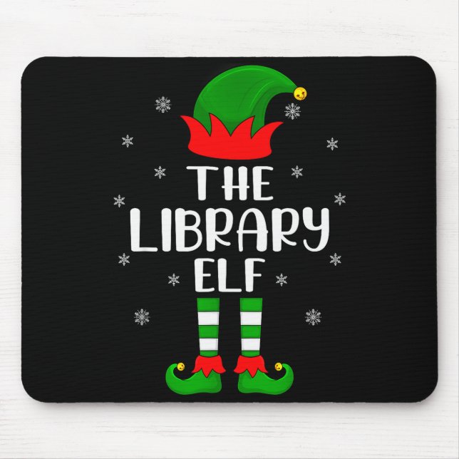 The Library Elf Christmas Party Matching Family Xm Musmatta (Framsidan)