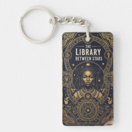 The Library Lounge | Nyckelring med vintagebokomsl
