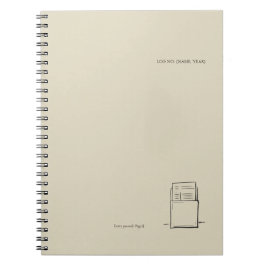 The Library Stamp Minimalist Book Lover Notebook  Anteckningsbok
