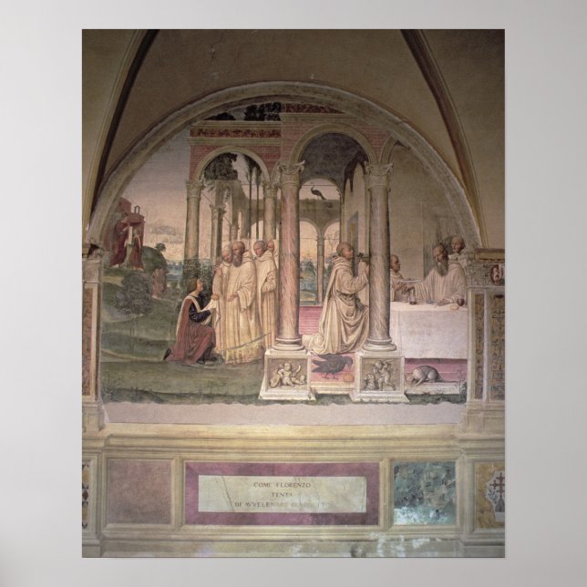 The Life of St. Benedict (fresco) (uppgifter) 3 Poster (Framsidan)