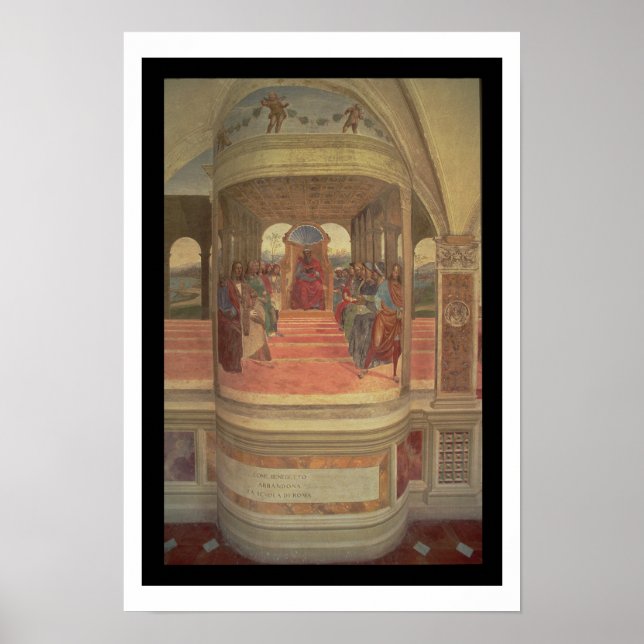 The Life of St. Benedict (fresco) (uppgifter) Poster (Framsidan)