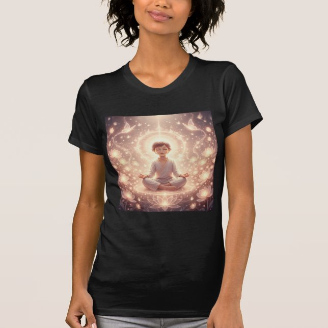 The Light Garden Within – Inner Child Meditation T Shirt (Framsida)
