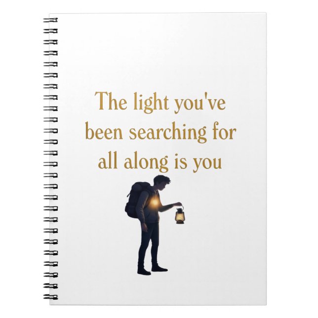 The light is you iPad Smart Cover Anteckningsbok (Framsidan)