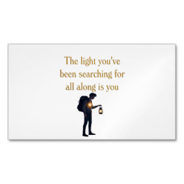 The light is you iPad Smart Cover Magnetiska Visitkort