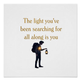 The light is you iPad Smart Cover Perfect Poster